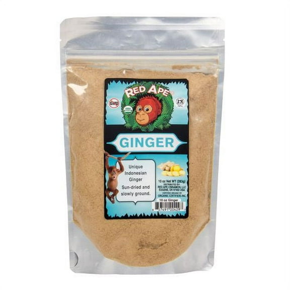 (Price/1 lb)Red Ape Ginger Powder, Ground, Organic-1 lb