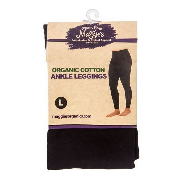 (Price/1 unit)Maggie's Organics Leggings, Ankle, Black, Large, Organic