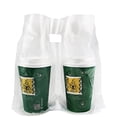 thumbnail image 1 of (Price/100 PCS)100 PCS 2-Cup Take-Out Bags Clear Handle Drink Carrier Drinking Plastic Packaging Bags Portable Transparent Beverage Containers Hanging Hole Liquid Pouches, 1.0 Mil-Clear-9.5 inch, 1 of 3