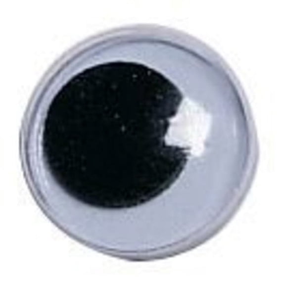 (Price/100 /Pack)S&S Worldwide Black Paste-On Wiggly Eyes, 10mm