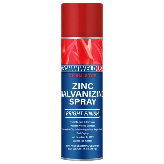 (Price/12/Box)Chem Star CSBGALV Bright Finish- Zinc Galvanized Spray (16 oz.)