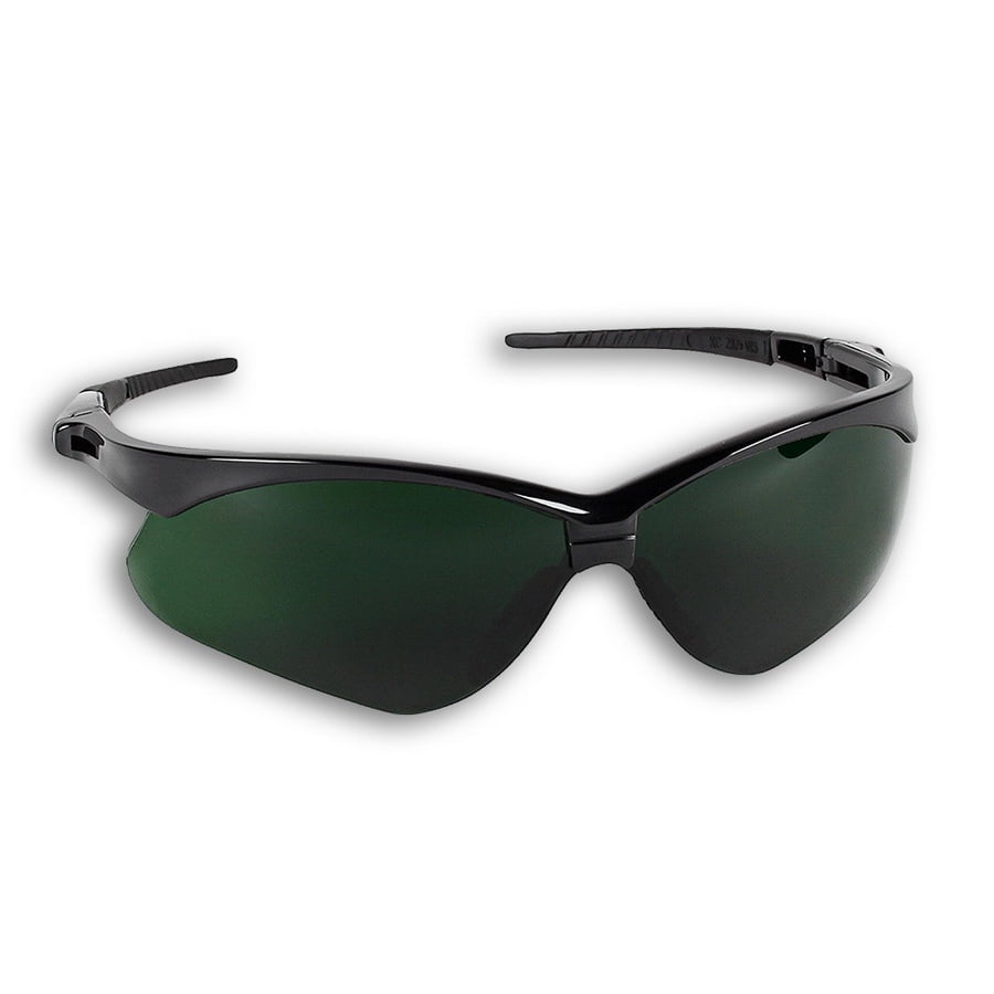 (Price/12/Pack)Armour Guard AG25671 Iruv Shade 5 Lens, Black Frame Fog Free Safety Glasses