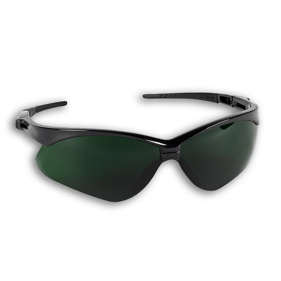 (Price/12/Pack)Armour Guard AG25671 Iruv Shade 5 Lens, Black Frame Fog Free Safety Glasses