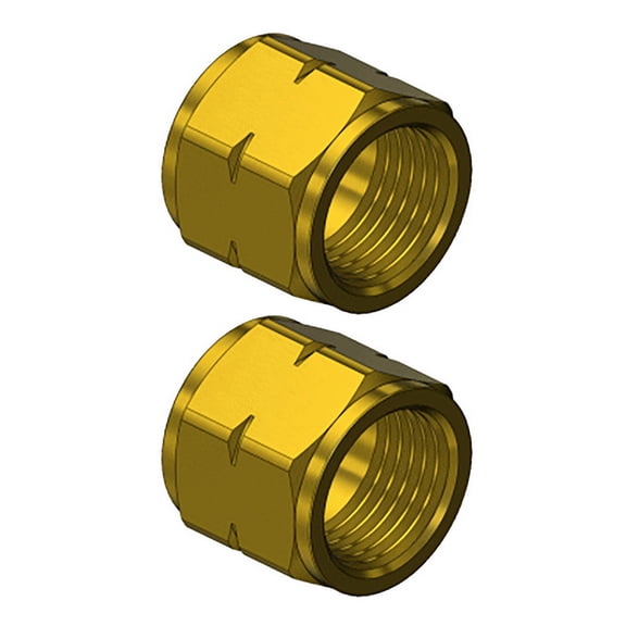 (Price/2/Bag)Blue Star BS8-2PK 8 Nut Acetylene Left Hand Threads B Size (2 Per Bag)