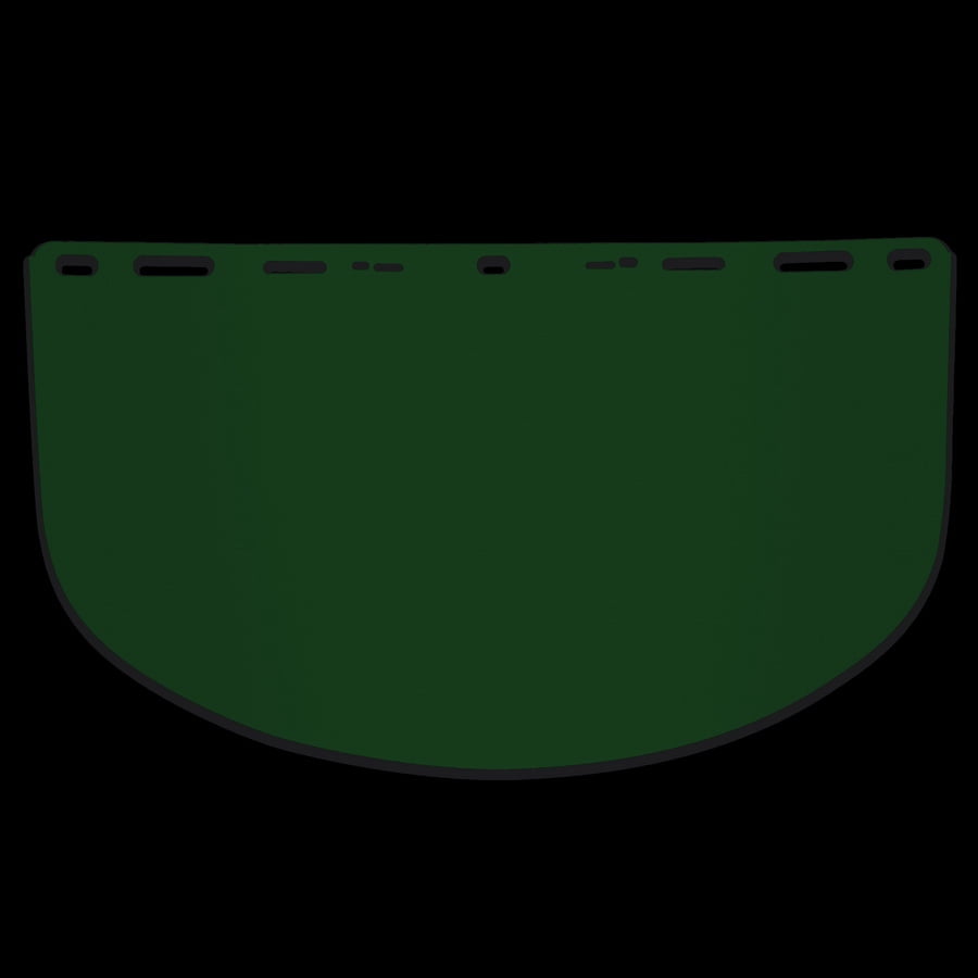 (Price/20/Pack)Armour Guard AGS5UVPREM9X15 Unbound Shade 5 Polycarbonate Visor 9" X 15.5" X .060" (20/BX)
