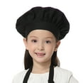 thumbnail image 1 of (Price/6 Pcs) TOPTIE Child's Cotton Canvas Adjustable Chef Hat-Black-L, 1 of 6