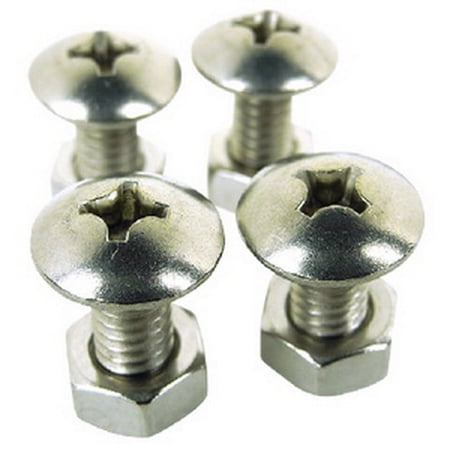 (Price/BG)Seachoice 59923 Machine Screws & Nuts for License Plate, MP9709SC
