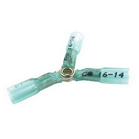 (Price/BG)Seachoice 60324 Clear Seal 16-14 Ga. 3-Way Splice, Blue, 3/Bag, 50-60324