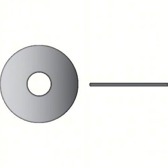 (Price/BG)Seachoice SC1430 Stainless Fender Washer 1/4", .062" Thick ,OD 1"