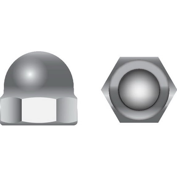 (Price/BG)Seachoice Stainless Steel Cap Nut, MP1360SC