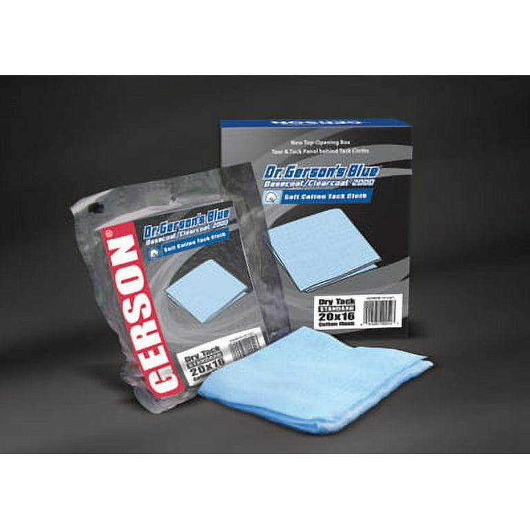 TCP Global - Pure Blue Superior Tack Cloths - Tack Rags (Box of 12) -  Automotive Car Painters Professional Grade 