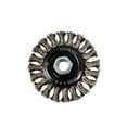 thumbnail image 1 of (Price/Box)Sand Star SS4WK625SS 4 Wheel Brush, 20 Knots, .014 Stainless , 3/4 Trim, 1/2 Face, 5/8-11 Nut, 20000 Max RPM, 1 of 1