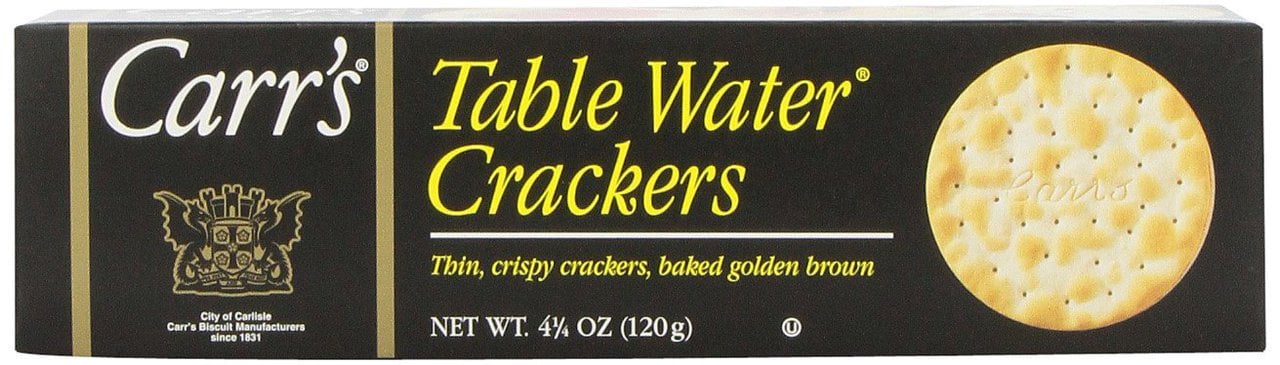 Carr's Table Water Crackers, 4.3 oz, 12 Pack