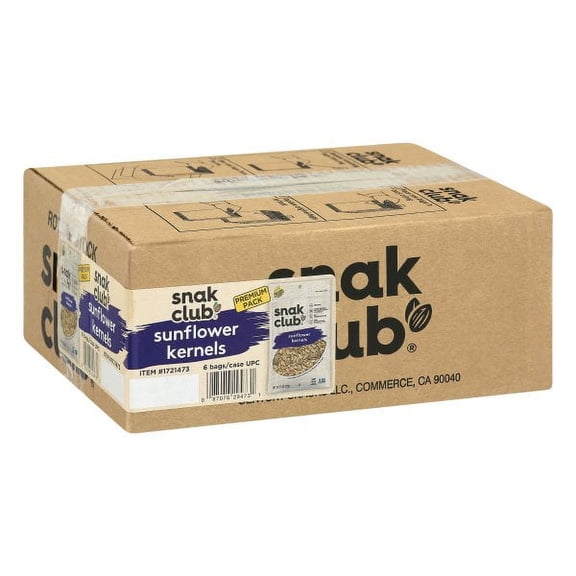 (Price/CASE)Century Snacks Premium Pack Sunflower Kernels 7.5 Ounce - 6 Per Case