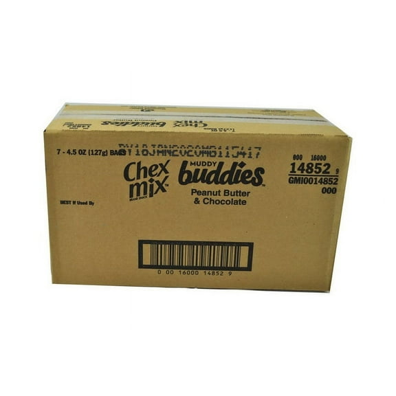 (Price/CASE)Chex Mix 16000-14852 Chex Mix(R) Muddy Buddies 4.5 oz Peanut Butter Chocolate 7 Ct