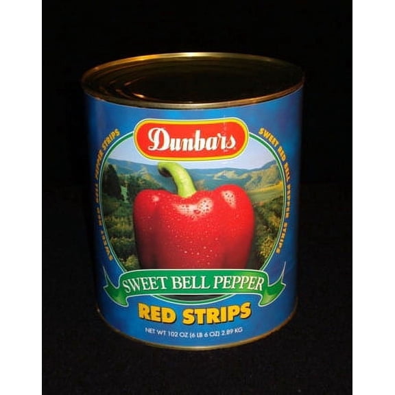 (Price/CASE)Dunbar 01015603060001 Red Pepper Strips