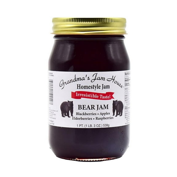 (Price/CASE)Grandma's Jam House Homestyle Bear Jam 12/16oz, 570308