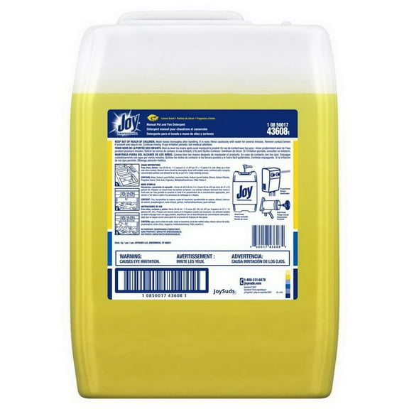 (Price/CASE)Joy 43608 Professional Lemon Scent Dishwashing Liquid 1-5 Gallon