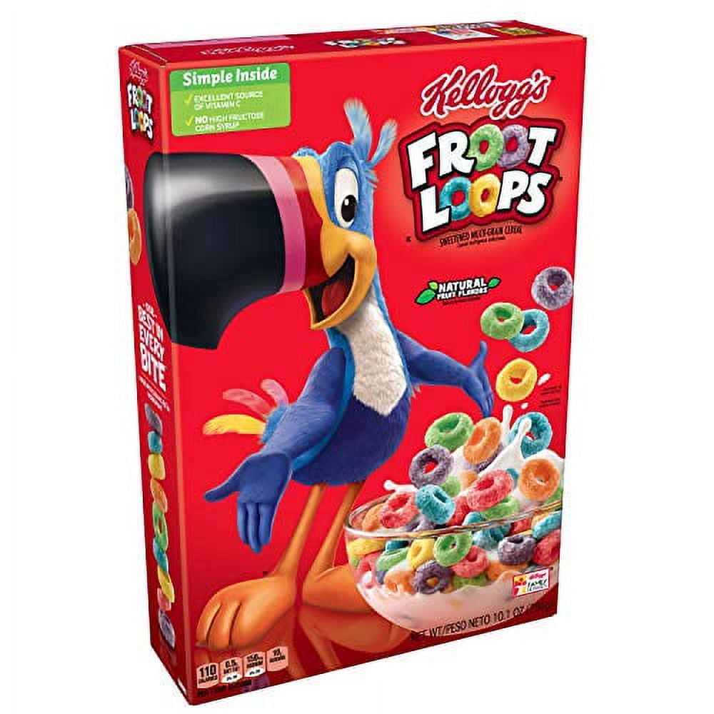 Kelloggs Froot Loops Cereal In A Cup 1.5 Oz. Pack Of 6 - Office Depot