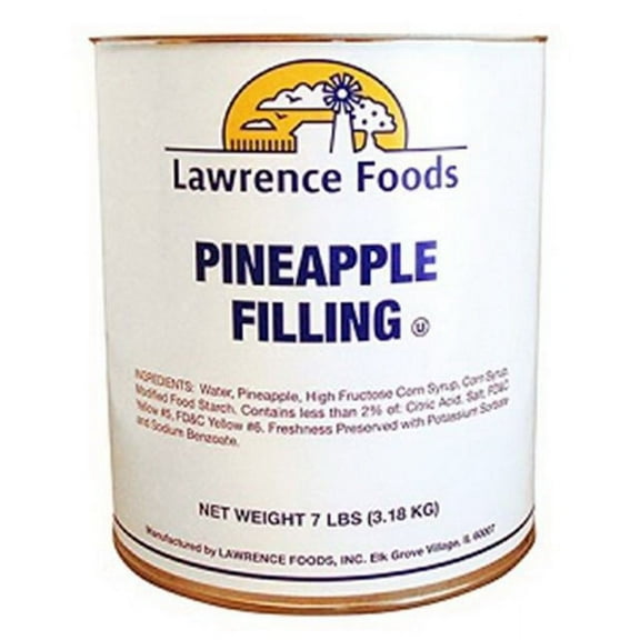 (Price/CASE)Lawrence Foods 122081 Pineapple Filling 6/#10 Cans