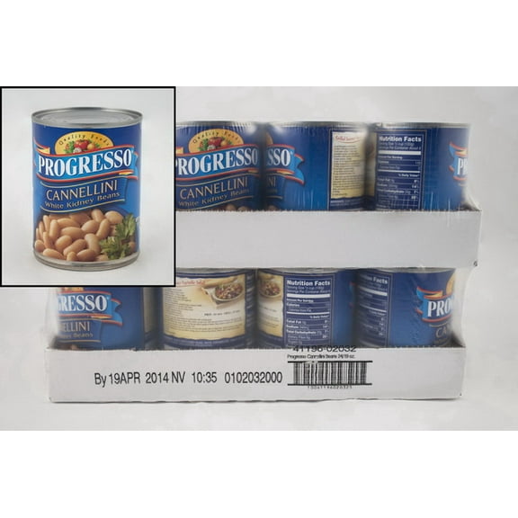 (Price/CASE)Progresso Cannellini White Kidney Beans 19 Ounces Per Can - 24 Per Case