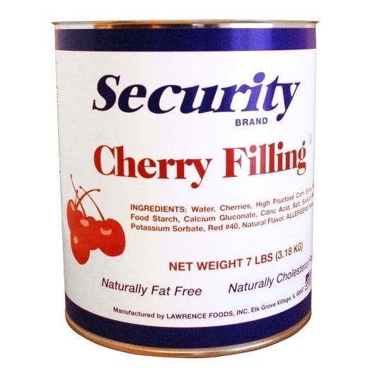 (Price/CASE)Security Cherry Filling 7 Pound Can - 6 Per Case