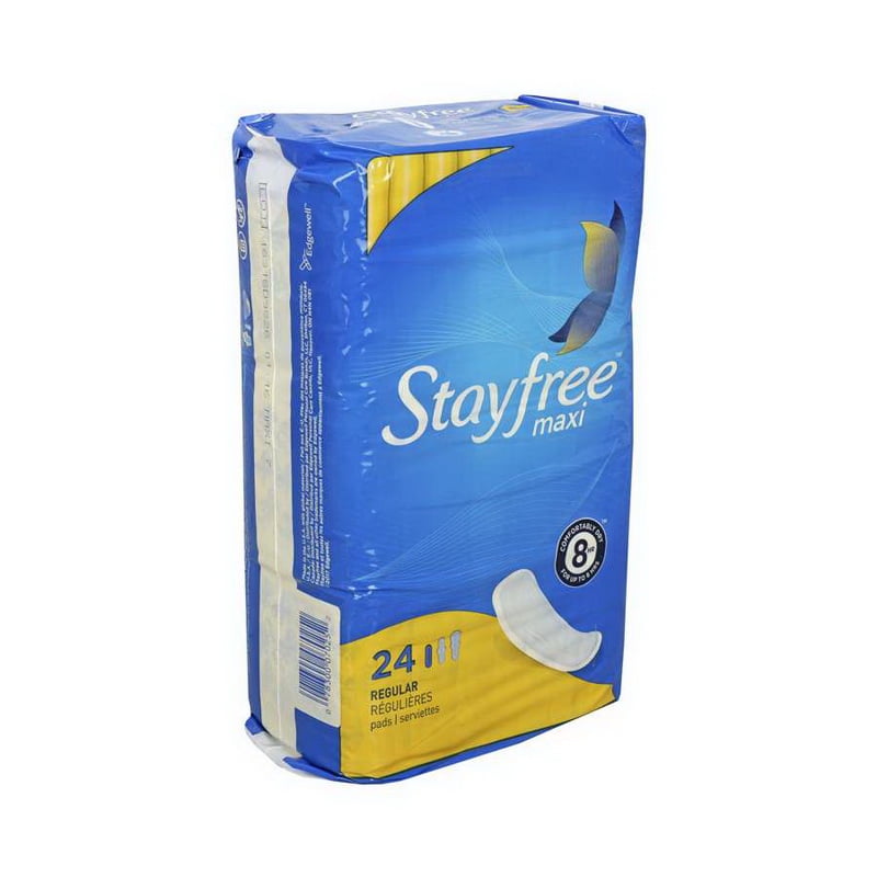 (Price/CASE)Stayfree Maxi Pads Regular 624 Count