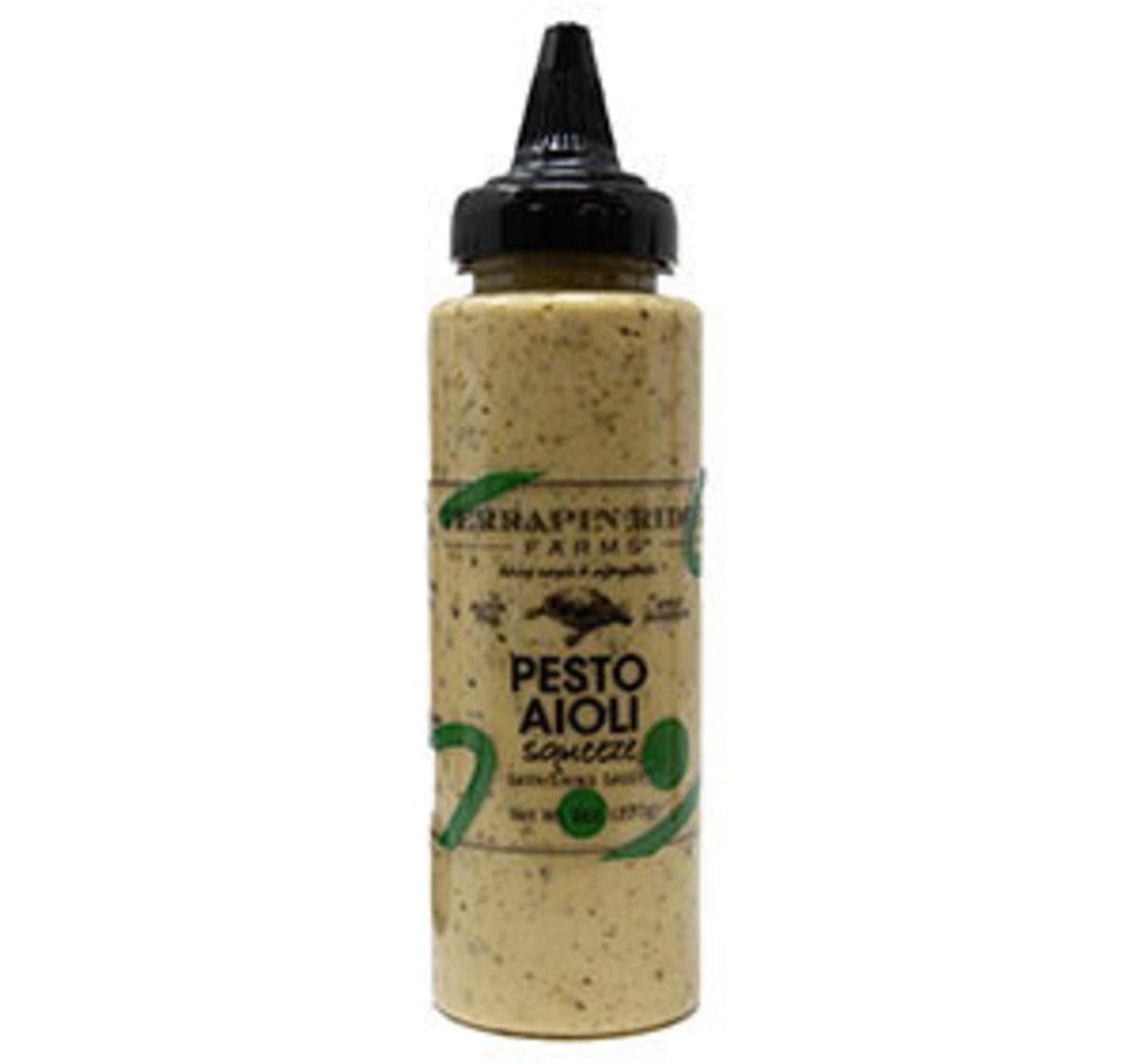 (Price/CASE)Terrapin Ridge Farms Pesto Aioli Garnishing Sauce 6/7.5oz, 447191