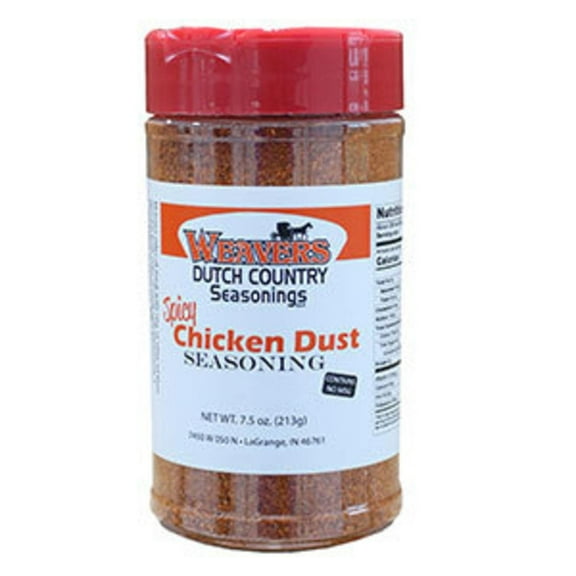 (Price/CASE)Weavers Dutch Country Seasonings Spicy Chicken Dust Seasoning 12/7.5oz, 109300