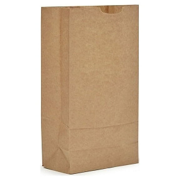 (Price/Case)Ajm 10# Natural Kraft Bag, 500 Count