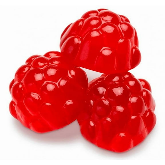 (Price/Case)Albanese Gummi Red Ripe Raspberries 4/5lb, 628125