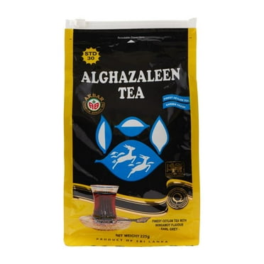 Alghazaleen Earl Grey Tea 7oz Bag Pure Ceylon Loose Earl Grey Tea Leaves 200g Zipper Bag