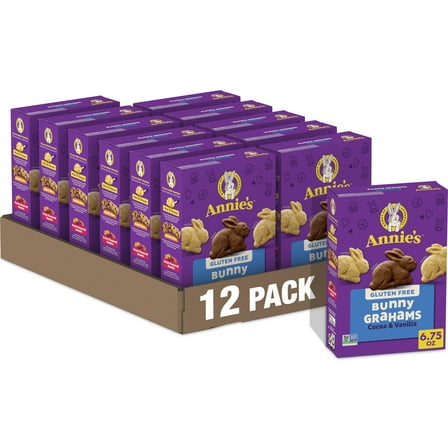 (12 pack) Annie's Gluten Free Rice Pasta and Cheddar, Made with Real Cheese, 6 oz