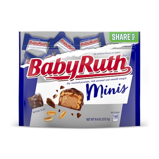 (Price/Case)Baby Ruth 71540 Oz Peanut Caramel Nougat Milk Chocolate, 9.6 Ounce, 8 per case