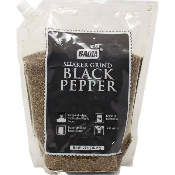 (Price/Case)Badia 92015 Pepper Black Shaker Grind, 2 Pounds