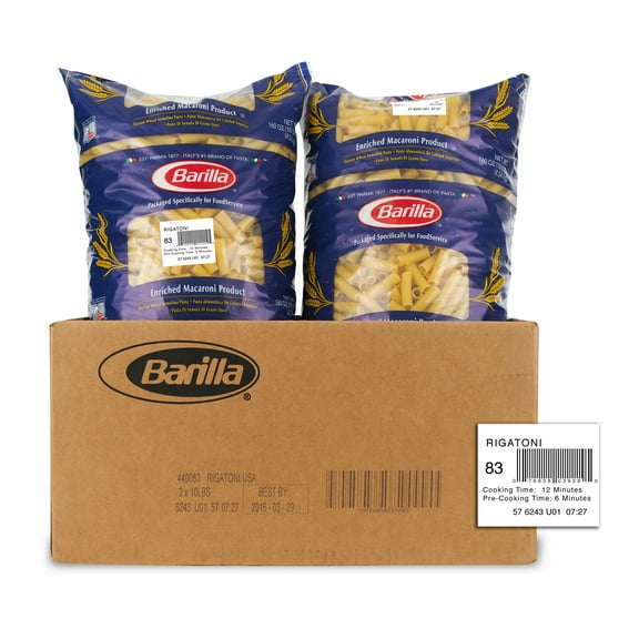 (Price/Case)Barilla 1000440083 Rigatoni Barilla 160oz 2 Pack Usa