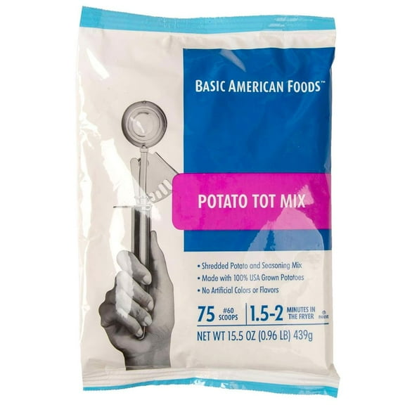 (Price/Case)Basic American Foods Potato Tot Mix, 15.5 Ounces, 8 per case