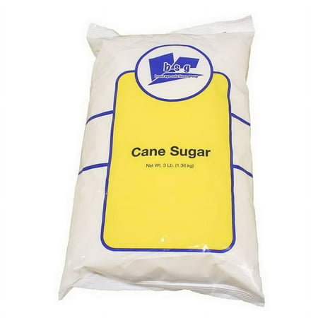(Price/Case)Beverage Solutions Cane Sugar 3 Pounds - 6 Per Case