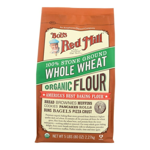 (Price/Case)Bob's Red Mill Natural Foods 6092C054 Bob's Red Mill Organic Whole Wheat Flour