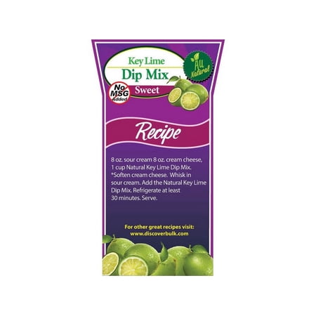 (Price/Case)Bulk Foods Natural Key Lime Pie & Dip Mix, No MSG Added* 5lb, 278021