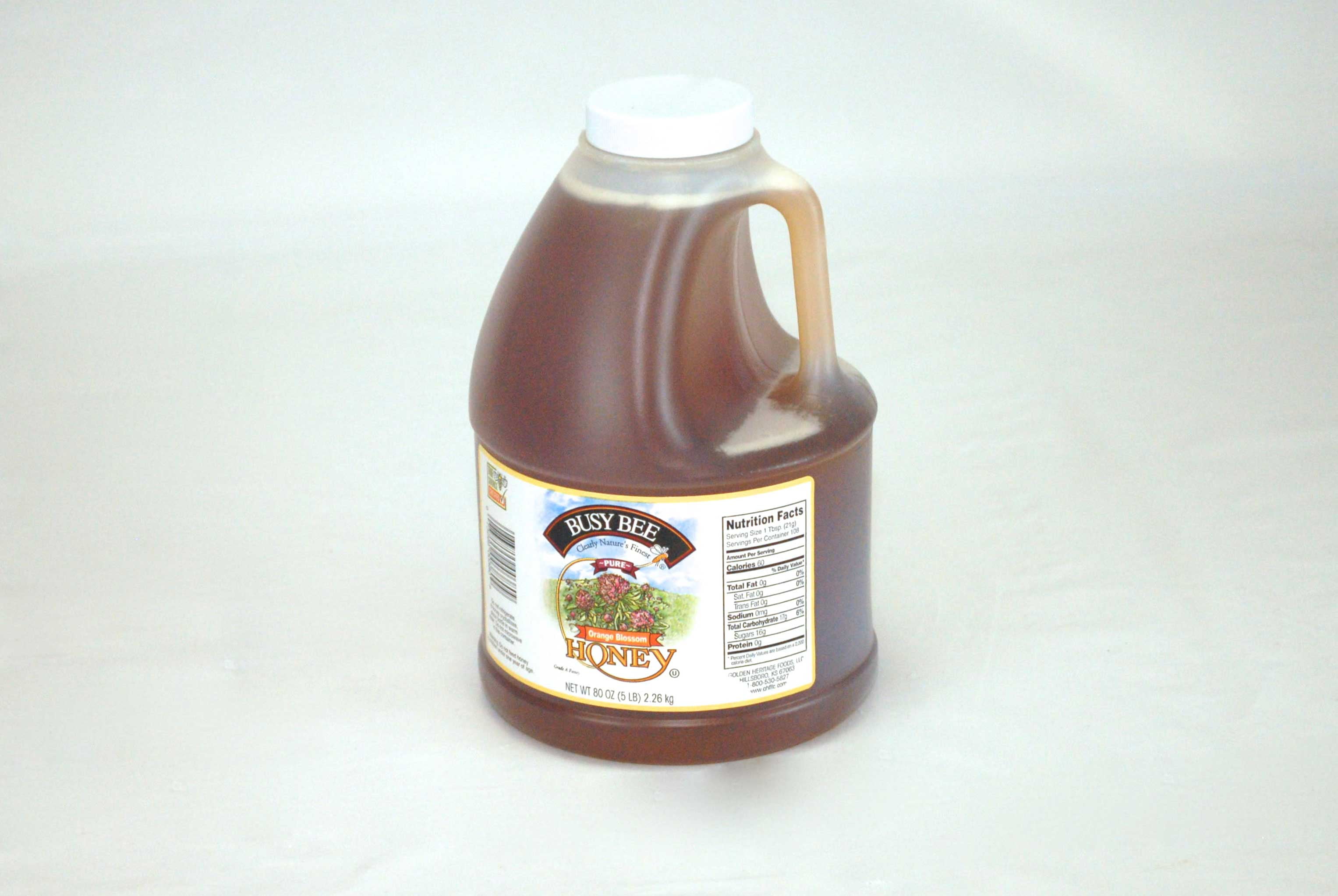 (Price/Case)Busy Bee BB1040 6/80 Oz Busy Bee Orange Blossom Honey