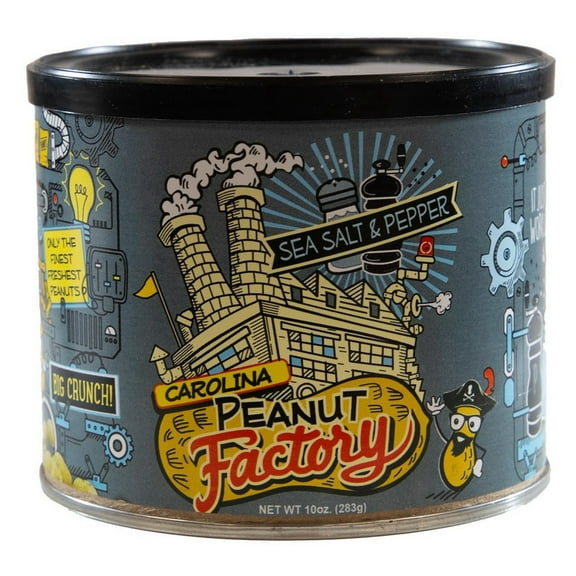 (Price/Case)Carolina Peanut Factory Salt & Pepper Peanuts 6/10oz, 316950