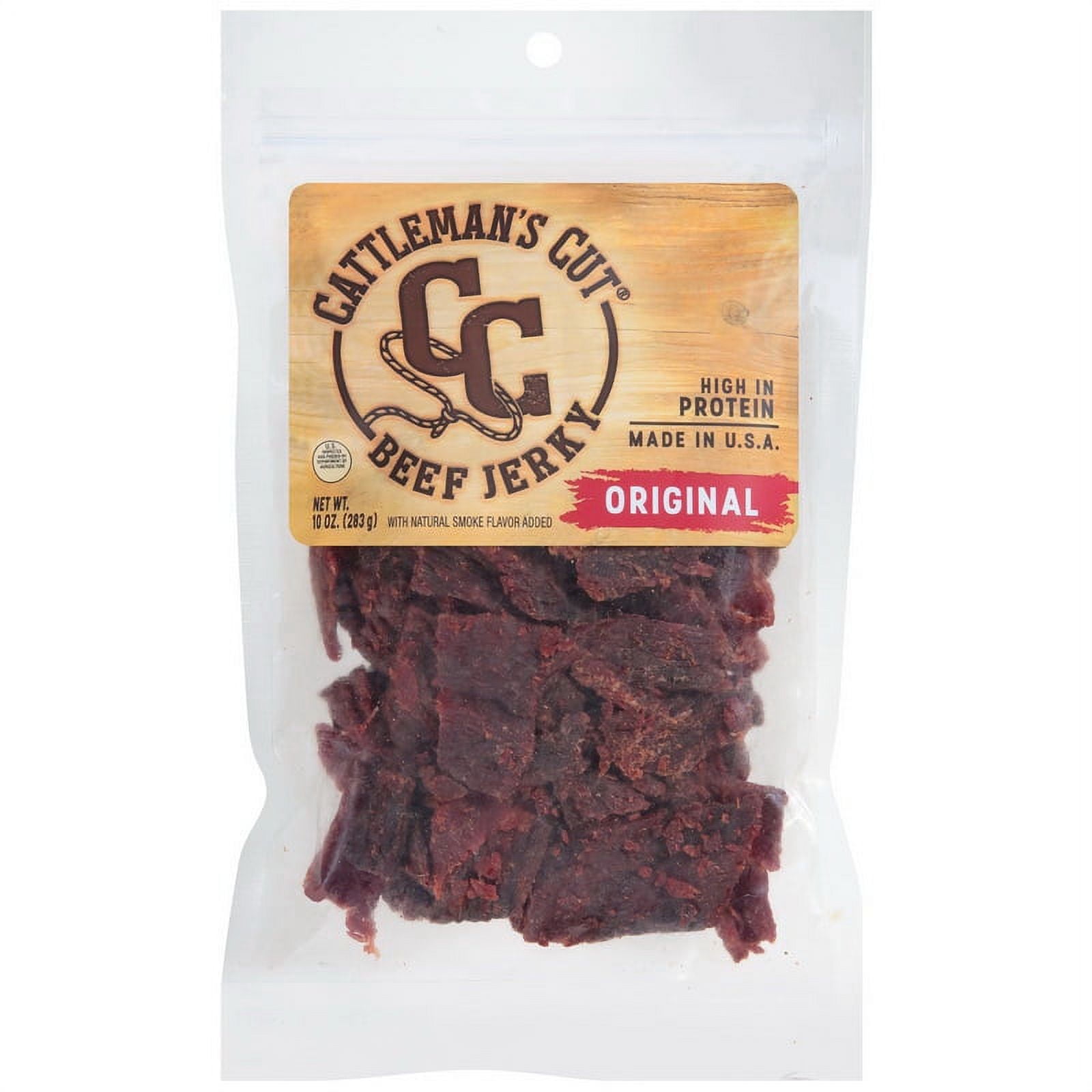 (Price/Case)Cattlemen'S Cut Original Beef Jerky 10 Ounces - 10 Per Case