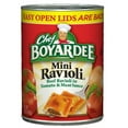 thumbnail image 1 of (24 pack) Chef Boyardee Mini Ravioli, Beef Ravioli in Pasta Sauce, Ready-to-Eat Meal, 15 oz. Can, 1 of 10