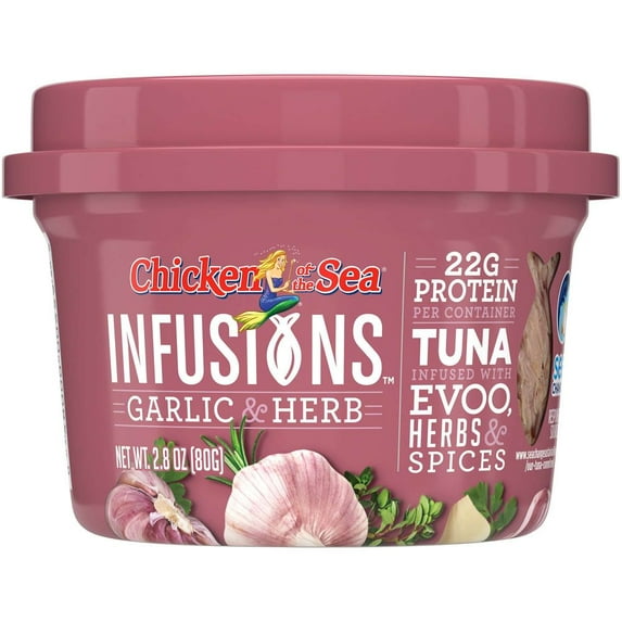 (Price/Case)Chicken Of The Sea 10048000005592 Chicken Of The Sea Infusions Tuna With Garlic & Herb 6 Pack Of 2.8 ounces