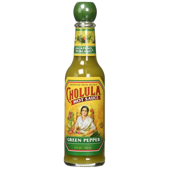(Price/Case)Cholula Green Pepper Hot Sauce, 5 Fluid Ounces, 24 per case