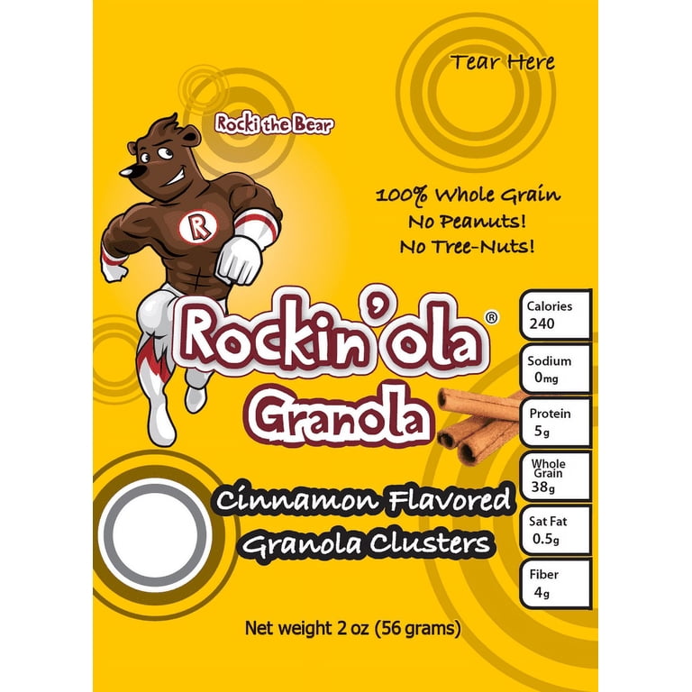 Rockin ola Cinnamon Granola, 56 Gram, 125 Per Case - Walmart.com