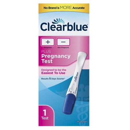 (Price/Case)Clearblue Pregnancy Test Visual, 1 Count, 4 per case