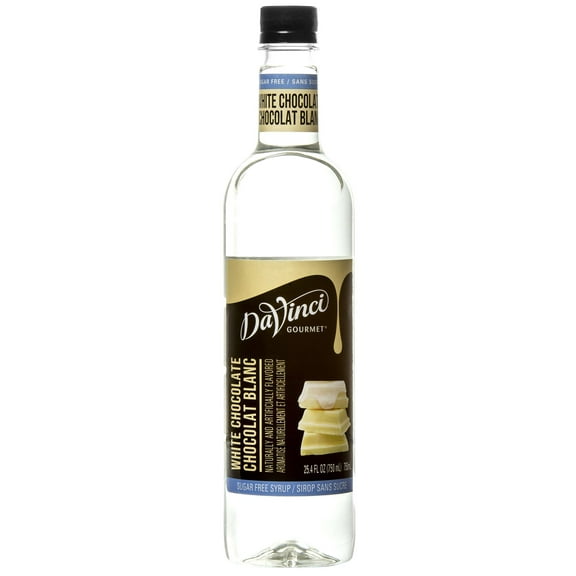 (Price/Case)Davinci Gourmet 4073738406251 Sugar Free Syrup White Chocolate Plastic Bottle 4-750 Milliliter