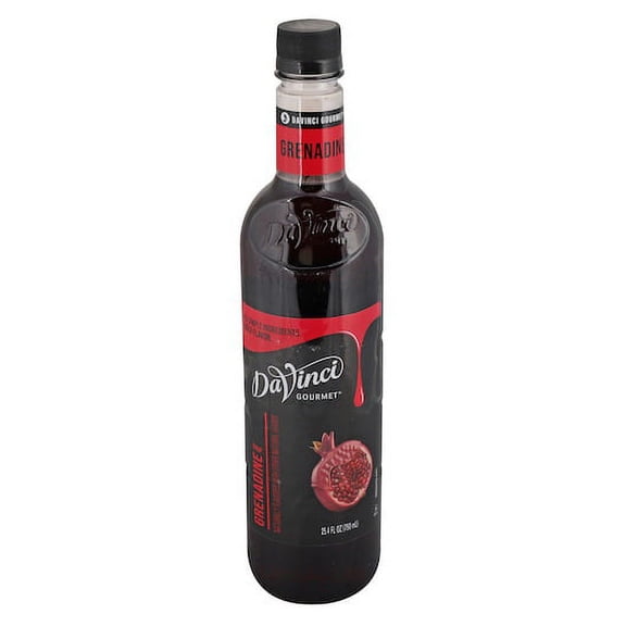 (Price/Case)Davinci Gourmet Grenadine Syrup, 750 Milileter, 4 per case